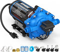 Kohree 7 GPM 70 PSI 110V AC Water Pressure Pump, On Demand Self-priming RV Fresh Water Pump, 5-Chamber Diaphragm Pump with Pressure Switch and Strainer for RV, Marine, Garden, Kitchen, Bathroom