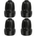 4 Pack 3/4" Garden Hose To 1/2" Irrigation Tubing Adapter, 1/2 Inch Drip Irrigation Tubing To Faucet Garden Hose Adapter 3/4 Inch FHT To 1/2 Inch Supply Line Adapter Fittings