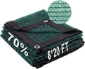 LOVE STORY 8x20FT 70% Dark Green Shade Cloth Sun Shade Net with Grommets Sunblock Net Mesh Tarp for Garden,Plants Cover,Greenhouse and Patio