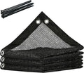Royal Shade 50% Black Shade Cloth 16FT x 16FT Mesh Tarp with Grommets for Garden Patio, Plant Shading, Greenhouse, Pergola, Chicken Coop, Dog Kennel, Lawn (We Make Custom Size)