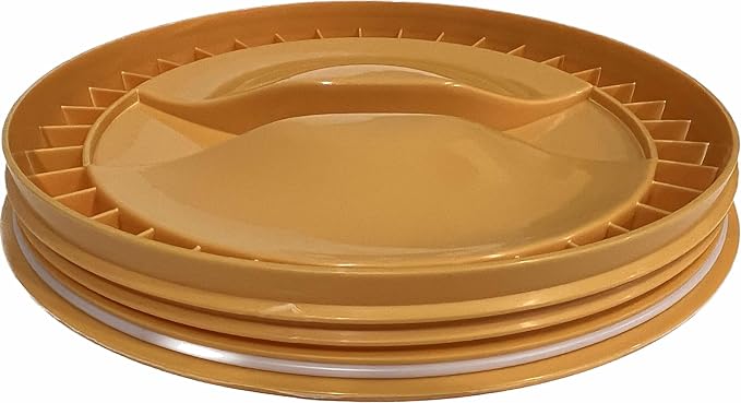 House Naturals Food Grade 2 Gallon Plastic Bucket with Screw on Lid - Made in USA containers - Pack of 3