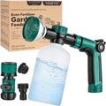 VENETIO 8-Dial Lawn & Garden Feeder Pro with Quick Connect Fittings and 16oz Bottle for Uniform Fertilizing & Watering Plants | Precision Liquid Fertilizer Sprayer | Hose Spray Nozzle for Dog Shampoo