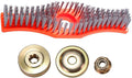 Heavy Duty Mower Brush Thick Nylon Bristles for Effective Removal of Stubborn Dirt Grass Tool