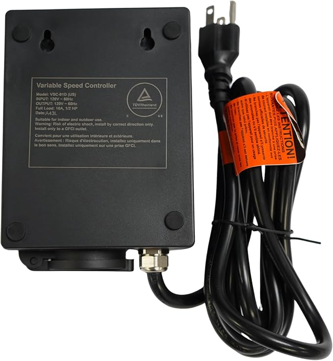Variable Speed Control & Timer with Wi-Fi Remote & Bluetooth Smart App for Pond Pumps