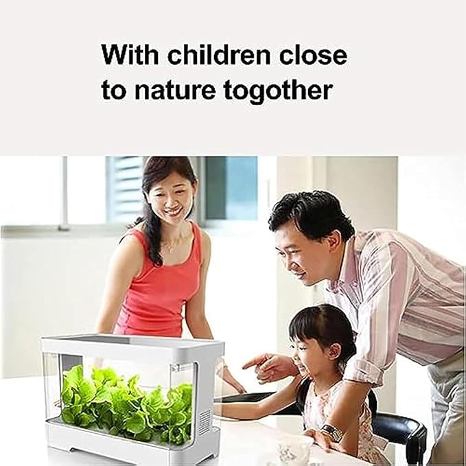 Hydroponics Growing System,20W LED Grow Light + Automatic Timer + 4L Water Tank, Hydroponic Growing Kits - Intelligent Growing System, Smart Garden GYL24824