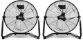 Simple Deluxe 20 Inch 3-Speed High Velocity Heavy Duty Metal Industrial Floor Fan for Warehouse,Workshop, Factory and Basement, Black