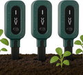 PLANTRON Afra II Smart Soil Moisture Sensor by LINKSTYLE — 3-in-1 Soil Moisture, Temperature and Luminosity Monitoring, IP67 Waterproof, Indoor/Outdoor [Requires Hub to Work] - 3Pack