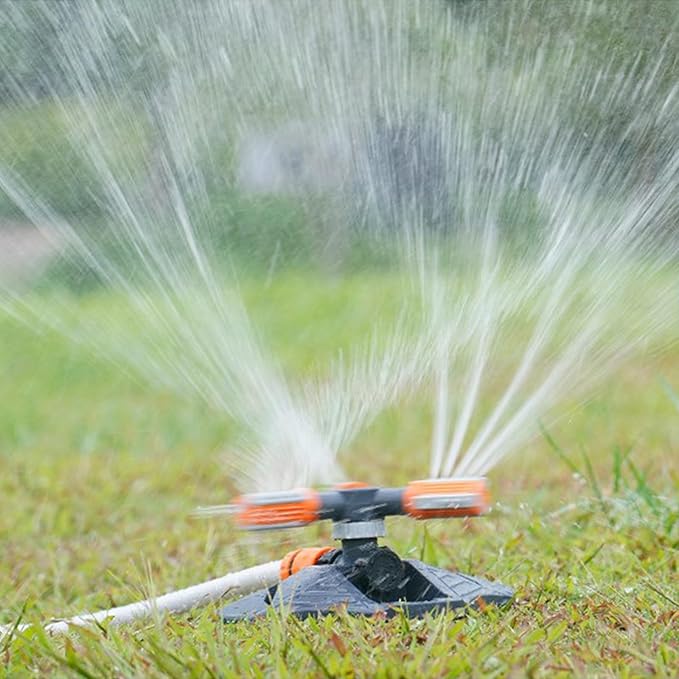 Sprinklers for Yard, Adjustable 360 Degree Roating Automatic Water Sprinkler for Lawn, Garden Hose Sprinkler for Yard, Irrigation System for Garden