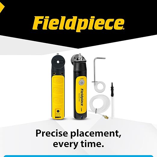Fieldpiece - Job Link System Dual Port Manometer Probe Kit - JL3KM2 - Long Range Wireless All-in-One Static, Gas and Draft Pressure Gauge - HVAC Tools