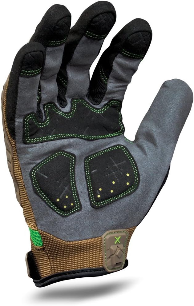 Ironclad EXO Motor Impact Glove; Work Gloves, TPR Impact Protection, (1 Pair), EXO2-PIG-06-XXL Brown