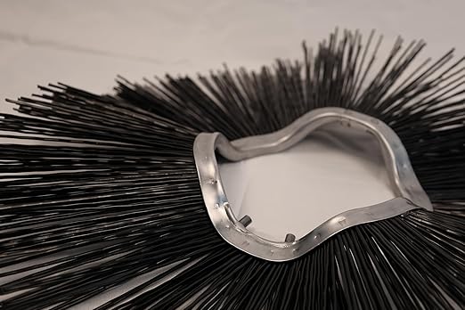 MB Replacement Brushes, 21 x 6-3/8 Inch Convoluted Poly Wafers, for Various Sweeping Brooms and Machines, Pack of 30