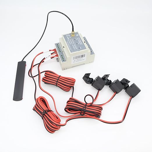 WEM3046 Series Three-Phase WiFi Energy Meters, DIN-Rail, Industrial/Commercial Power Monitoring, Supports Cloud/App, Modbus TCP/RTU, Home Assistant (WEM3046TE)
