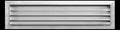 HVAC Premium 34"W x 10"H Aluminum Exterior Gable Louver Vent for Walls & Crawlspace - Weather-Resistant Air Grille with Screen Mesh - [Outer Dimensions 35.75"W x 11.75"H]