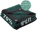 LOVE STORY 10x12FT 70% Dark Green Shade Cloth Sun Shade Net with Grommets Sunblock Net Mesh Tarp for Garden,Plants Cover,Greenhouse and Patio