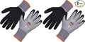 Ergodyne ProFlex 7501 Coated Waterproof Winter Work Gloves Gray, Medium, 1 Pair (Pack of 2)