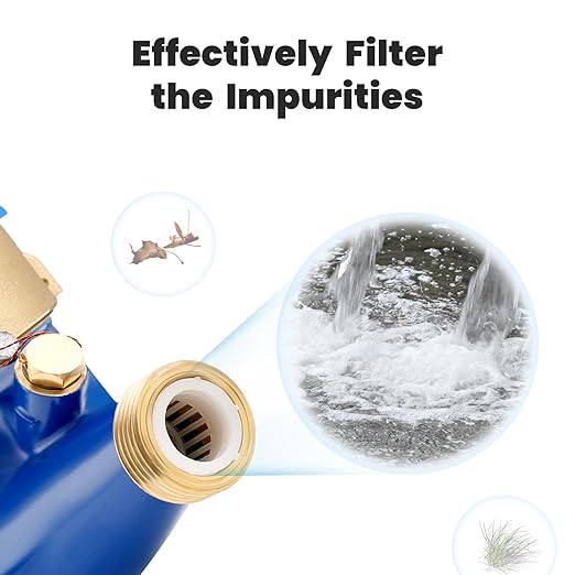 Watflow DN20 Water Meter 3/4" NPT, ISO 4064 Certification Cubic Water Flow Meter with Pulse Output, Cold Water Meter, for Garden/Home/Apartment, Horizontal Install.