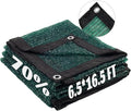 LOVE STORY 6.5x16.5FT 70% Dark Green Shade Cloth Sun Shade Net with Grommets Sunblock Net Mesh Tarp for Garden,Plants Cover,Greenhouse and Patio