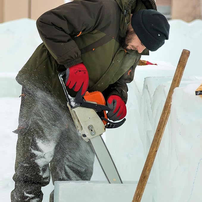 Winter Work Gloves Thermal Insulated Work Gloves Freezer Gloves Waterproof Foam Latex Coated Gloves for Men Women