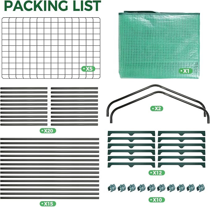 Mini Greenhouse for Indoor Outdoor: Ohuhu 23 x 19 x 75-Inch Small Plastic Plant Green House 5-Tier Rack Stand Portable Greenhouses with Durable PE Cover for Seedling, Ideal Gardening Gifts