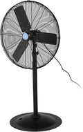 iLiving ILG8P30-72 Commercial Pedestal Floor Fan, 30-Inch, Industrial Heavy Duty Floor Standing Fan with 7261 CFM, Perfect for Home, Shop, Bedroom, Gym, Garage, Black