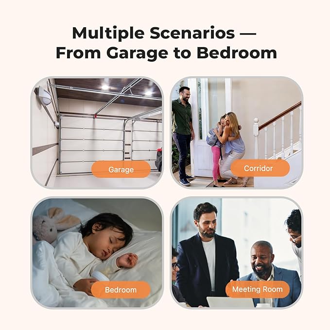 THIRDREALITY Presence Sensor R2,24GHz mmWave Radar,Adjustable Sensitivity,Zigbee Hub Required,Battery Powered,Support Home Assistant,SmartThings,Homey,Hubitat or Echo Devices with Built-in Zigbee hub