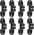 8 PCS 1/2" to 1/4" Drip Irrigation Tee Fittings,4 Way Barbed Tee 1/2 Inch to 1/4 Inch Quick Connect Irrigation Tubing Fittings,Anti-Leak Reducing Splitter Tee Connectors for Garden Irrigation System