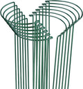LEOBRO 12PCS Plant Supports, 24 Inch Peony Cages and Supports, Garden Plant Stakes for Indoor Plants, Outdoor Plants, Peony Tomato Monstera Hydrangea Stakes, 10" W x 24" H