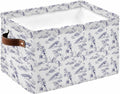Farmhouse Monkey Storage Bins Cubes Waterproof Cloth Storage Basket, Vintage Blue Plants Rustic Turtles Peacock Foldable Storage Bags for Shelf Closet Clothes Organizers with Handles 15x11x9.5 in 1PCS
