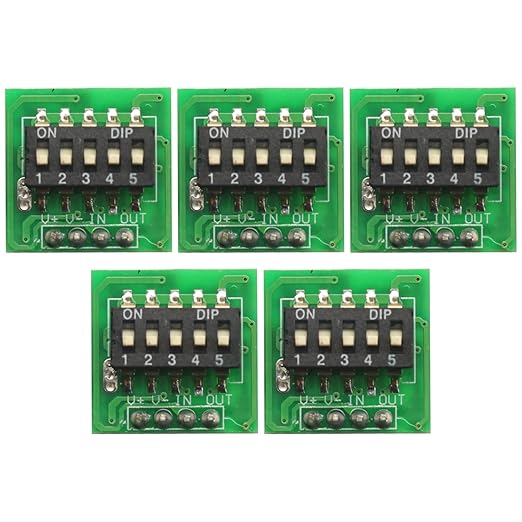 5PCS Timer Switch Controller Board 10S-24H Adjustable Delay Relay Module for Delay Switch/Timer/Timing Lamp