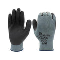 SHOWA Atlas 300B Original 1994 Crinkle Grip Work Gloves, Natural Latex Palm, Heavy Duty 10-Gauge for Construction, Landscaping, Gardening, & Masonry, Black, X-Large, Vending Pack, 12-Pair