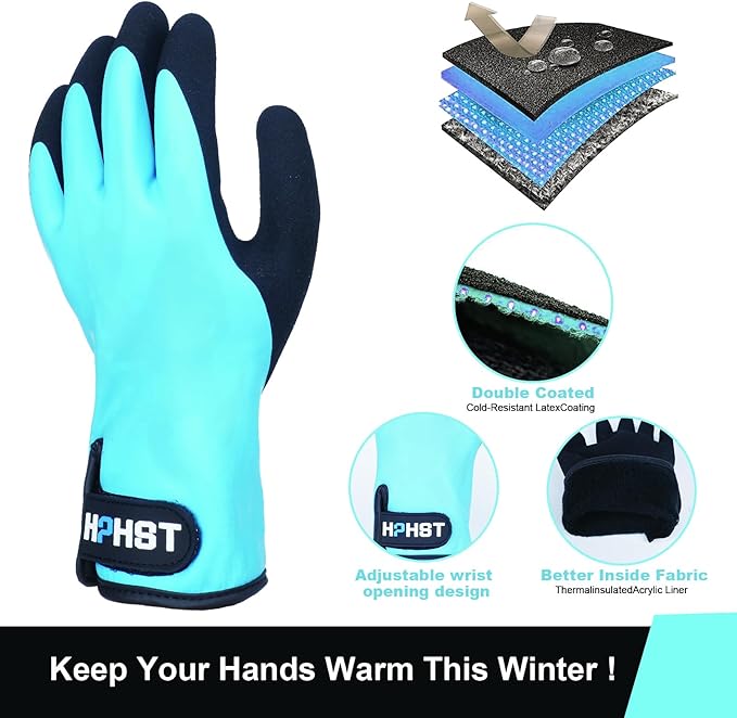 Waterproof Work Gloves for Men and Women, Winter Work Gloves for Cold Weather Gloves, Touchscreen …