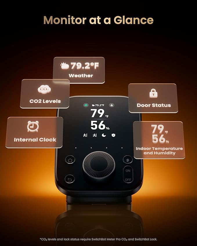 SwitchBot Universal Remote Control with Hub 3, Multi-use Smart Remote with Customize App, Control 25 IR/Bluetooth Devices and 10 Scenes, Compatible with TV/AC/SwitchBot BLE Devices