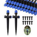 Drip Irrigation Emitters,with Adjustable 360 Degree Water Flow Drippers Sprayer Push-to-Fit for 1/4 inch Tubing, Garden Drippers Sprayer for House Garden Watering System (36pcs- Drip)