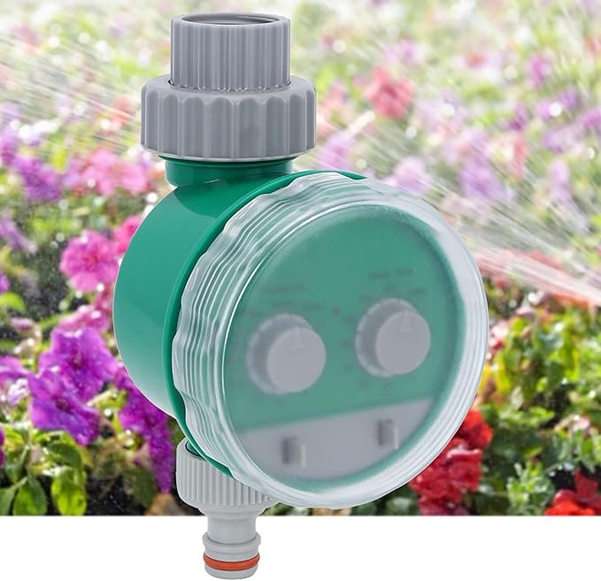 Zerodis Automatic Garden Water Irrigation Timer, Smart Electronic Watering System Controller with Programmable Settings for Garden Lawn Sprinkler System Plants Flower
