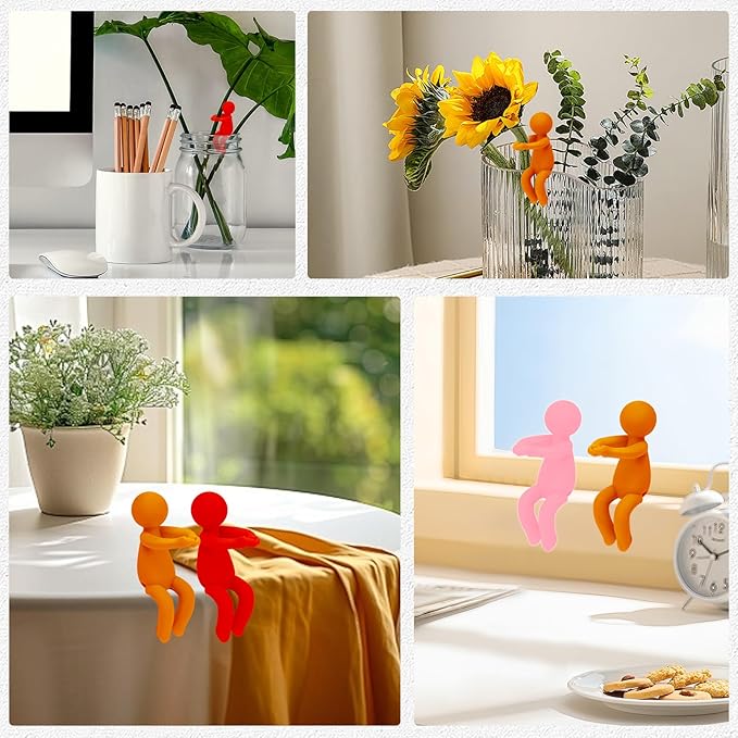 6 Pcs Plant Propagation Friends, Plant Propagation Buddy, Plant Cutting Holder for Shoots, Sprouts and Stems, Cute Plant Propagation Support Growth Tool for Indoor Garden