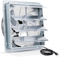 VENTISOL 18 Inch Shutter Exhaust Fan, Ven Fan with Power Cord Wall Mount, High Speed 2,500 CFM for Garages, Attic, Shops, Greenhouse