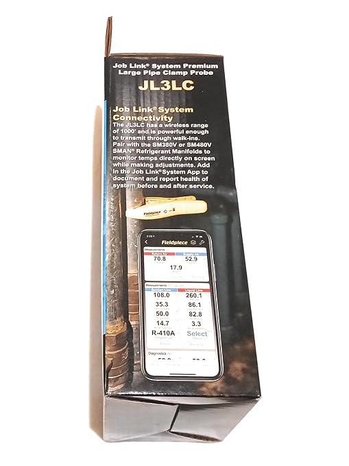 Fieldpiece JL3LC - Large Pipe Clamp Probe