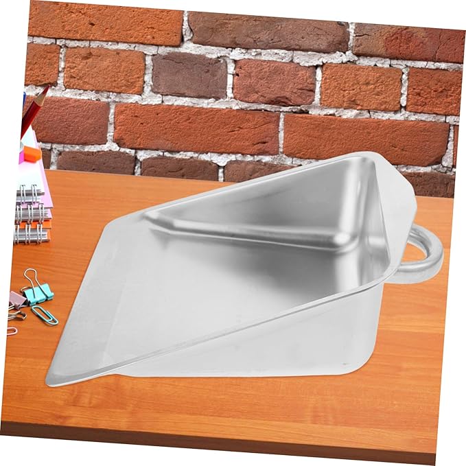 Heavy Duty Handheld Dustpan Stainless Steel Dust Pan Brush Dustpan and Brush for Cleaning