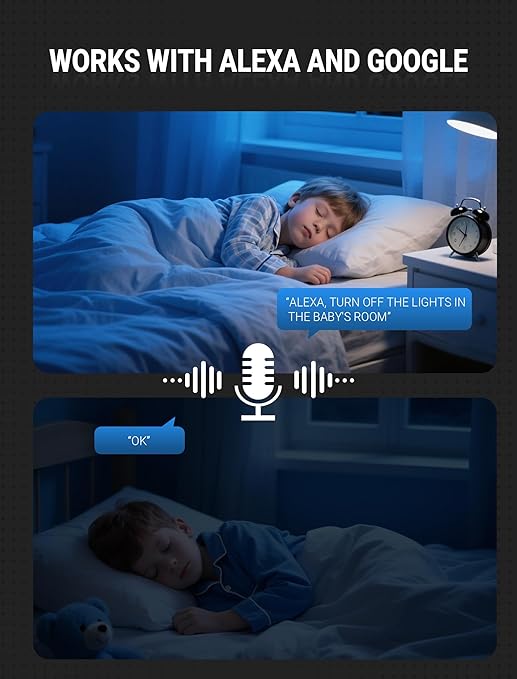WiFi Smart Circuit Breaker 1P+N, 24-Hour Energy Monitoring, DIN Rail Mount, Smart Life/Tuya APP Remote Control & Voice Control Compatible with Alexa/Google Assistant(16A)