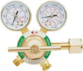 CDL LX65 Medium Duty Oxygen Regulator CGA540,Forged Brass,Large Tank Gauge Cutting Torch Regulator,0-4000PSI Inlet,0-200PSI Outlet