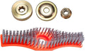 Heavy Duty Mower Brush Thick Nylon Bristles for Effective Removal of Stubborn Dirt Grass Tool Brush