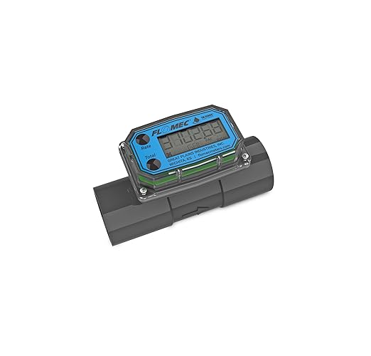 TM Series Turbine Flow Meter for Water Applications, 1-1/2 inch Spigot End Fittings (TM15SQ9GMB)