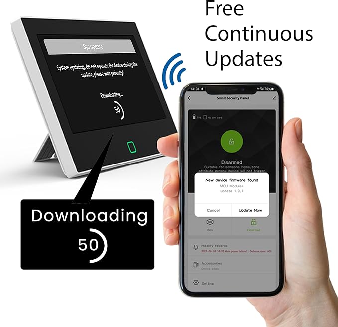 OSI Alarm System Gen 2 (4G), 11pc, DIY, Motion & Entry Sensors, Wireless Siren, Remotes, App & Alexa Compatible Self Monitor(No Monthly Fees) or 24/7 Alarm Monitoring (as Low as $15/mo)