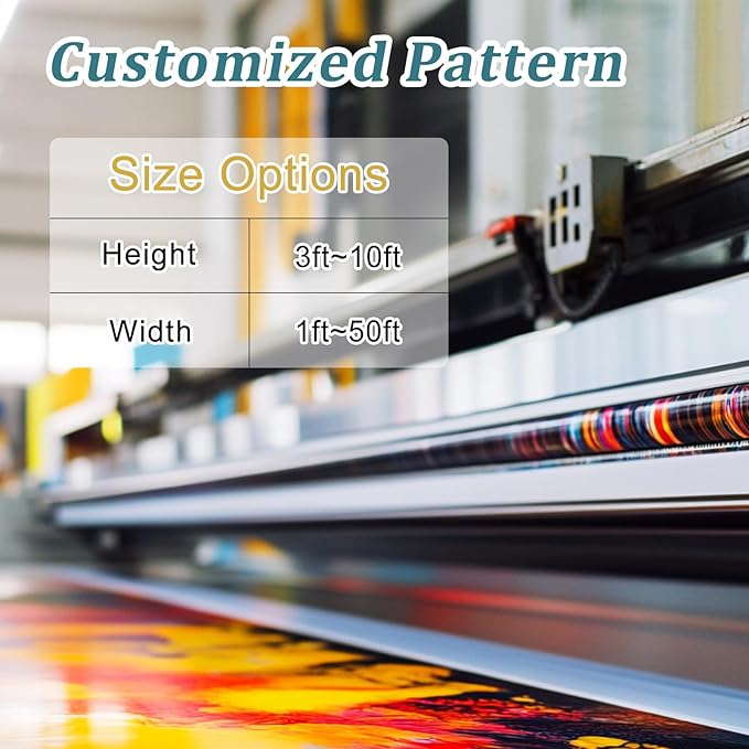 Shade&Beyond Custom Design Patio & Gazebo Backdrop Screen, Full-Color Printed PVC Shade Cloth with UV Resistant, Sun Shade Cover for Outdoor, Garden, Backyard, Balcony