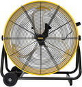 HiCFM 8800 CFM 24 inch BLDC Drive Drum Fan with High Efficiency EC Motor, Variable Speed Control, Friendly Noise Operation for Air Circulation, UL Listed