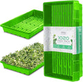 1020 Seed Starting Trays, Plant Tray, Microgreens Growing Trays, Plastic Seed Trays, Reusable Seedling Tray, 5-Pack Growing Trays, Germination Tray, Planting Tray, Plant Tray For Seedlings