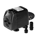 Simple Deluxe 4.3ft High Lift 160GPH 8W Water Table Pump (600L/H) with 2 Nozzles, Perfect for Fish Tank, Pond, Aquarium, Hydroponics, Black
