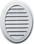 Builders Edge 120042127001 21" x 27" Oval Vent 001, White