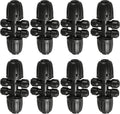 8 PCS 1/2" to 1/4" Drip Irrigation Tee Fittings,6 Way Barbed Tee 1/2 Inch to 1/4 Inch Quick Connect Irrigation Tubing Fittings,Anti-Leak Reducing Splitter Tee Connectors for Garden Irrigation System