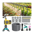360°Adjustable Drip Irrigation System Kit with Hose Timer - 98FT 1/2" Garden Watering System with 20 Copper Nozzles, Greenhouse Accessories, Irrigation System for Garden,Yard, Lawn, Plant
